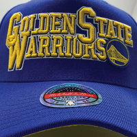 Mitchell & Ness Classic Red Golden State Warriors NBA Interlocked Blue OSFM MNGW23022