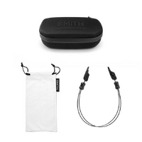 Smith Hookset 124 QG 62 Matte Black Silver / Blue Mirror Chromapop Polarised Lenses