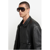 Carrera Flaglab 17 2M2 86 99 Black Gold / Black Brown Green Lenses