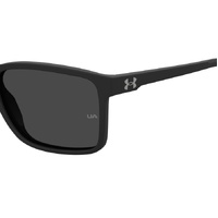 Under Armour UA Hustle XL 003 IR 59 Matte Black / Grey Lenses