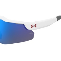 Under Armour UA Levelup Jr WWK Z0 99 Matte White Blue / Blue Mirror Lenses