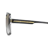 Carrera Victory C 09/S KB7 FQ 59 Grey / Grey Gradient w Gold Mirror Lenses
