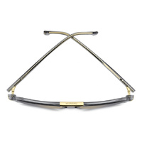 Carrera 350/S KB7 FQ 58 Grey / Grey Gradient w Gold Mirror Lenses