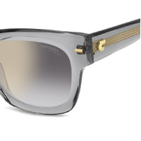 Carrera 3066/S KB7 FQ 53 Grey / Grey Gradient w Gold Mirror Lenses