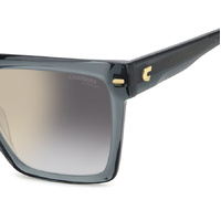 Carrera 3067/S KB7 FQ 56 Grey / Grey Gradient w Gold Mirror Lenses