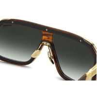 Carrera CA 1053/S/TI 37N 9K 60 Black Horn / Green Gradient Lenses