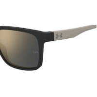 Under Armour UA Assist 2 087 JO 57 Matte Black Beige / Grey Bronze Mirror Lenses