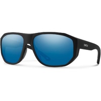 Smith Outrigger 003 QG 61 Matte Black / Blue Mirror Chromapop Polarised Lenses