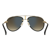 Carrera Glory RHL 86 58 Gold Black / Black Brown Green Gradient Lenses