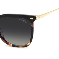 Carrera 3071/S 6UZ WJ 57 Teal Havana Gold / Grey Gradient Polarised Lenses