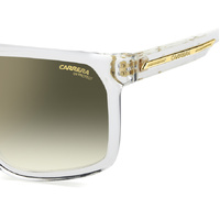 Carrera Victory C 14/S REJ D6 60 Crystal Gold / Green Gradient w Mirror Lenses