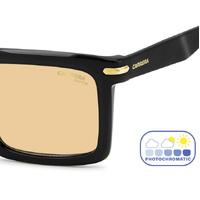 Carrera 364/S 2M2 Q6 54 Black Gold / Orange Photochromic Lenses
