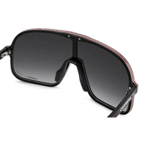Carrera Sport 11/S OIT 9O 99 Black Red / Dark Grey Gradient Lenses