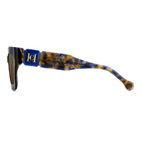 Carolina Herrera HER 0328/S JBW VP 49 Blue Havana / Gold Mirror Lenses
