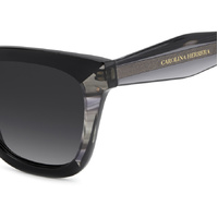 Carolina Herrera HER 0340/S 807 9O 52 Black / Dark Grey Gradient Lenses