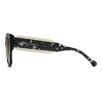 Carolina Herrera HER 0323/S 80S HA 53 Black White / Brown Gradient Lenses