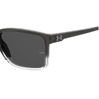 Under Armour UA Hustle XL FS2 M9 59 Grey Shaded Crystal / Grey Polarised Lenses