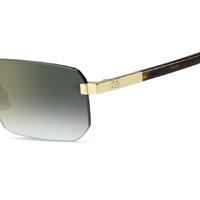 Hugo Boss BOSS 1918/S J5G D6 57 Gold / Green Gradient w Mirror Lenses