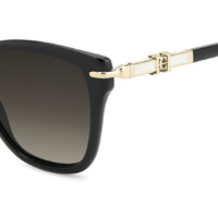 Carolina Herrera HER 0379/S 807 HA 55 Black / Brown Gradient Lenses