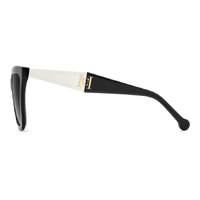 Carolina Herrera HER 0374/S 80S 9O 59 Black White / Dark Grey Gradient Lenses