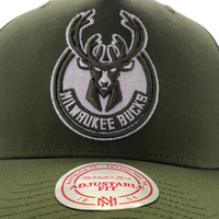 Mitchell & Ness Milwaukee Bucks NBA Classic Red Core Sport Olive OSFM MNMB2002