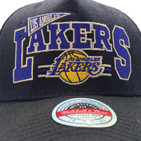 Mitchell & Ness Los Angeles Lakers NBA Classic Red Pennant Snapback Black OSFM MNLL2096