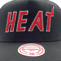 Mitchell & Ness Miami Heat NBA Team Colour Wordmark MVP Black OSFM MNMH2116