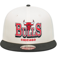 New Era Chicago Bulls 9Fifty Stack Script Chrome White OSFM