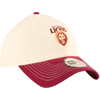 New Era Brisbane Lions Casual Classic Two Tone Chrome Contrast Beige OSFM