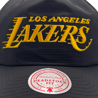 Mitchell & Ness Los Angeles Lakers Deadstock Origins Nylon Stacked Black OSFM