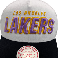Mitchell & Ness Los Angeles Lakers Pro Pinch Draft Day Vintage White/Black OSFM