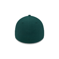 New Era Chicago Bulls 39Thirty Ivory Logo Dark Green M/L