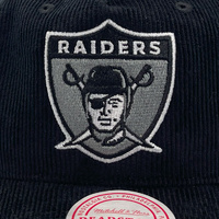 Mitchell & Ness Las Vegas Raiders Corduroy Retro Origins Black OSFM