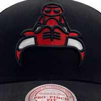 Mitchell & Ness Chicago Bulls Pro Pinch Upside Down Black OSFM