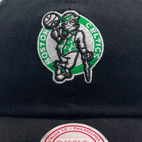 Mitchell & Ness Boston Celtics Dad Hat Team Logo Black OSFM