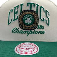Mitchell & Ness Boston Celtics Pro Pinch Champions White Cream/Green OSFM