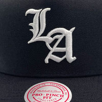 Mitchell & Ness Los Angeles Lakers Pro Pinch Gothic Letter Black OSFM