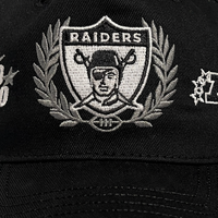 Mitchell & Ness Oakland Raiders Deadstock Origins Text & Stars Black OSFM