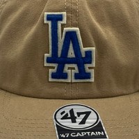 47 Brand Los Angeles Dodgers Captain Ragler Khaki OSFM