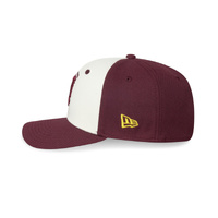 New Era Brisbane Broncos 9Seventy SS Two-Tone Contrast Chrome/Maroon OSFM