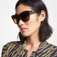 Michael Kors Empire Square MK2182U 30058G-55 Black / Dark Grey Gradient Lenses