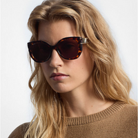 Michael Kors Alicante MK2236U 300613-53 Dark Tortoise / Brown Gradient Lenses