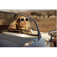 Serengeti Rolla SS537002 Matte Off White Matte & Classic Tortoise / Drivers Polarised Photochromic Lenses