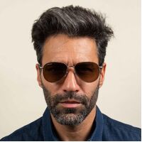 Serengeti Haywood SS543003 Gold / 555nm Polarised Photochromic Lenses