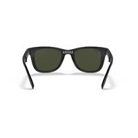 Ray-Ban RB4105 601S-50 Wayfarer Folding Black / G-15 Green Lenses