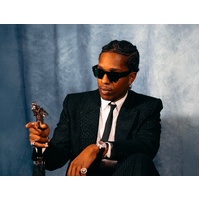 Ray-Ban RB0840S 6826J5-51 Mega Wayfarer ASAP Rocky Black / Ultra Black Lenses