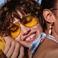 Ray-Ban The Shooter By Dolce & Gabbana RB3138M 001/85-58 Arista Gold / Yellow Lenses