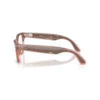 Ray-Ban x Meta (Gen 2) Skyler RW4014 6778M4-52 Peach / Clear to Brown Photochromic Lenses
