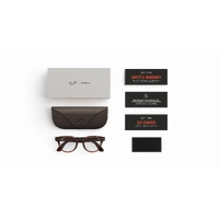 Ray-Ban x Meta (Gen 2) Scriber Optics RW7002 8532-49 Transparent Umber / Demo Lens Lenses