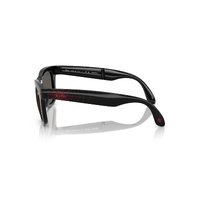 Ray-Ban x Spider Man RB4105 6926B1-50 Folding Wayfarer Black / Dark Grey Lenses